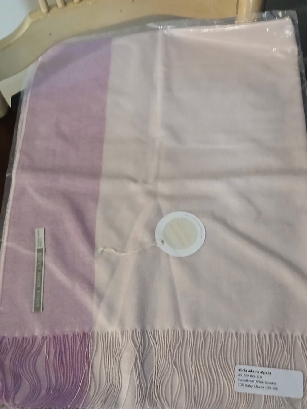 alicia adams Alpaca & Silk Blend Derby Wrap